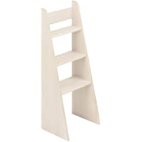 BioKinder 23819 Escalera de Mano Noah con Cama de Madera Maciza de Pino 100 cm Barnizado Blanco